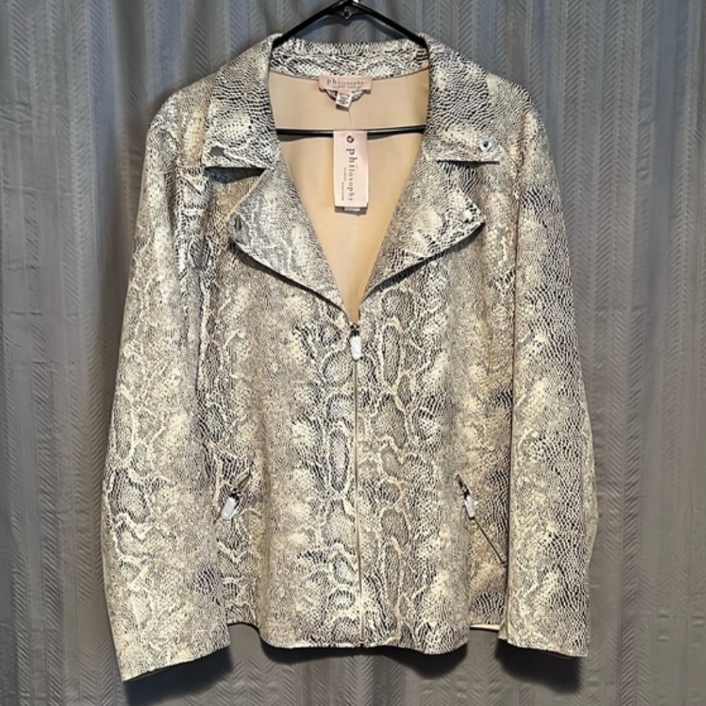 Philosophy Faux Leather Jacket